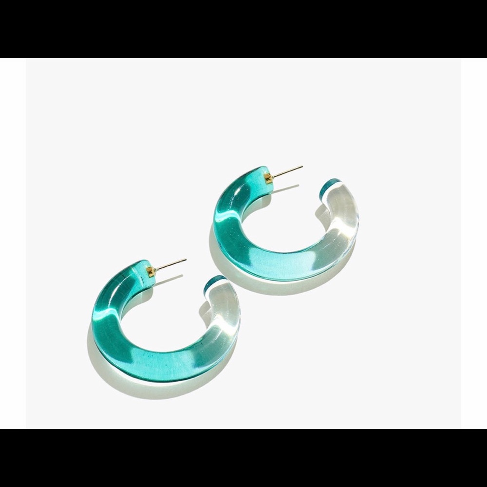 Madewell - Ombré Resin Hoop Earrings